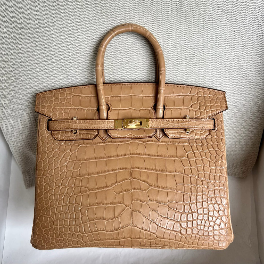 Birkin 25cm Misty American Crocodile