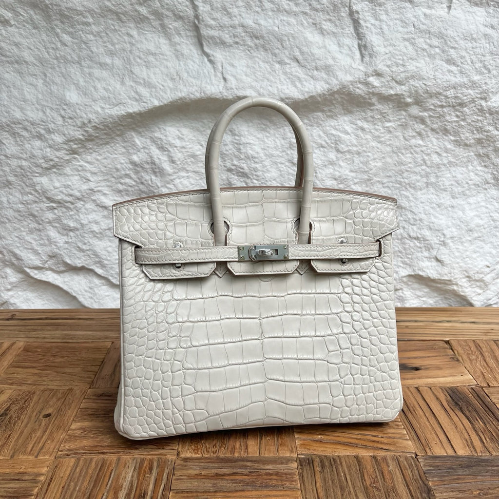Birkin 25cm Misty American Crocodile