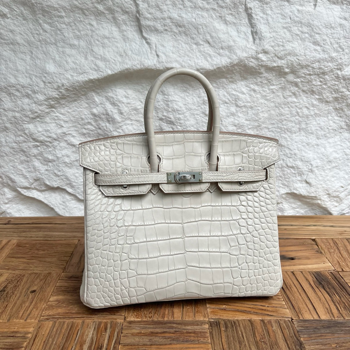 Birkin 25cm Misty American Crocodile