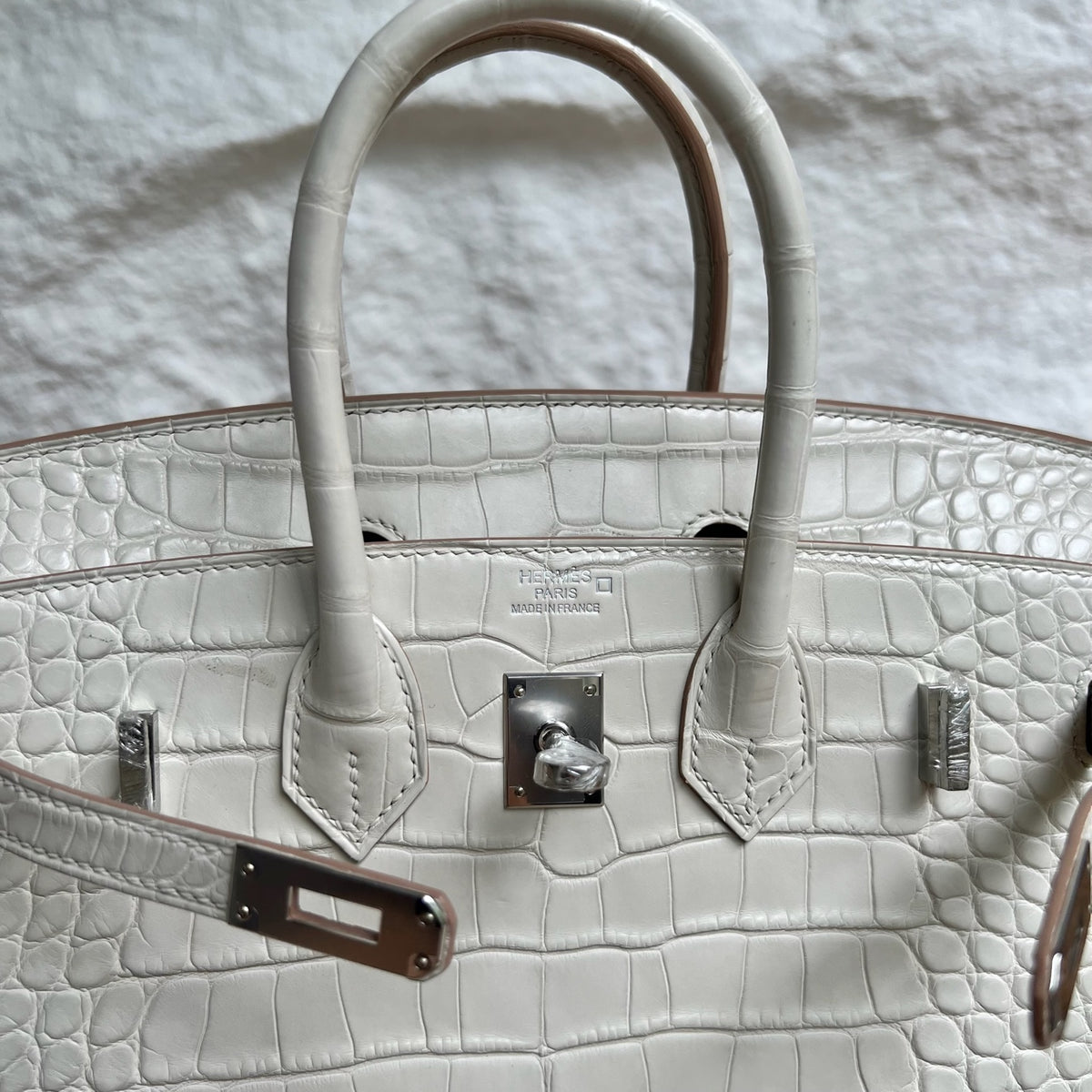 Birkin 25cm Misty American Crocodile