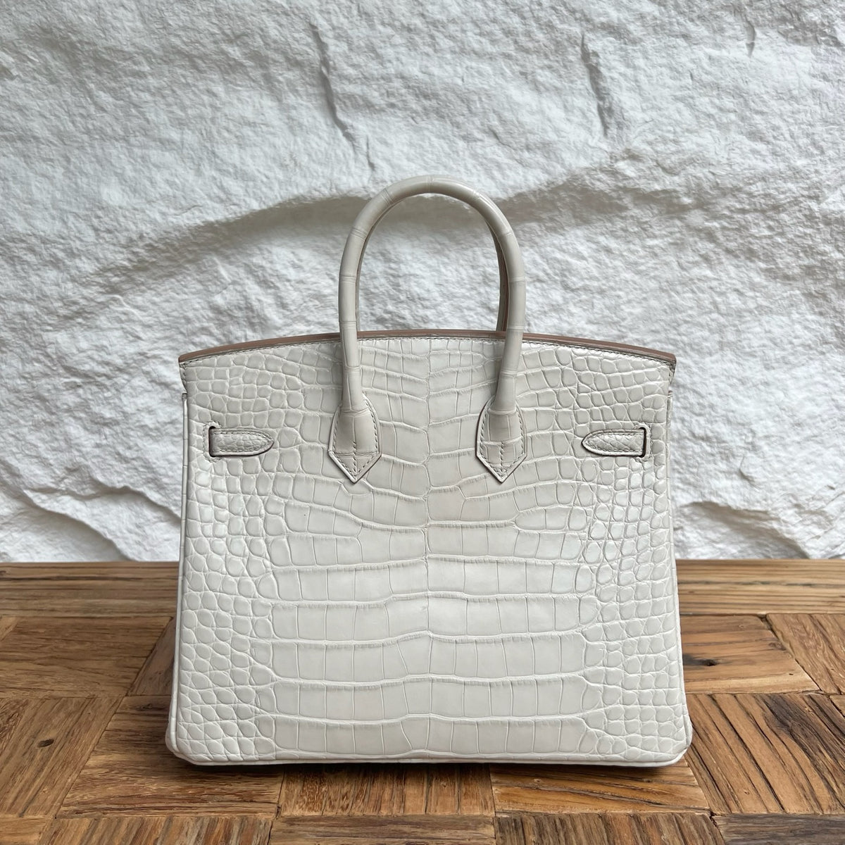 Birkin 25cm Misty American Crocodile
