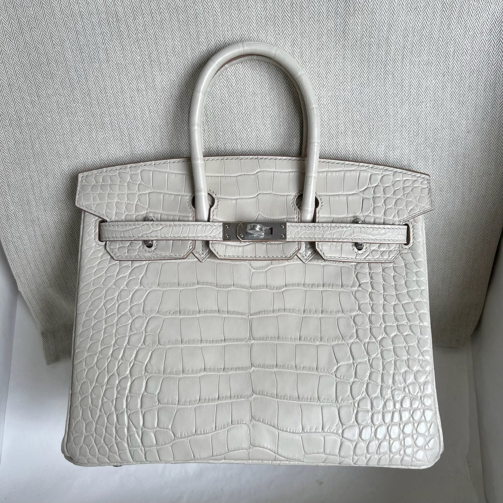 Birkin 25cm Misty American Crocodile