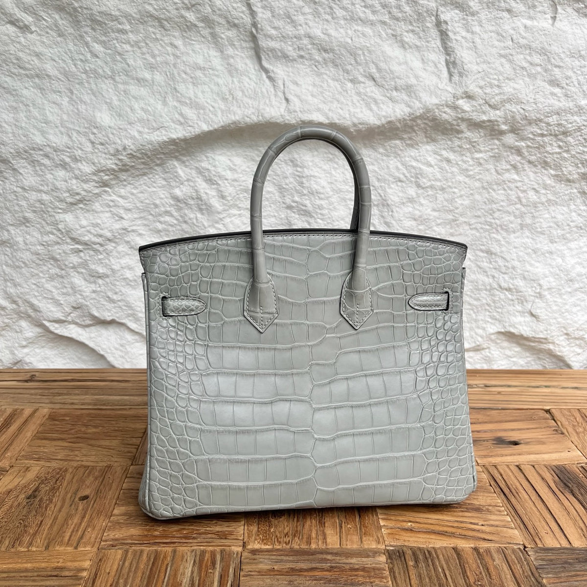 Birkin 25cm Misty American Crocodile