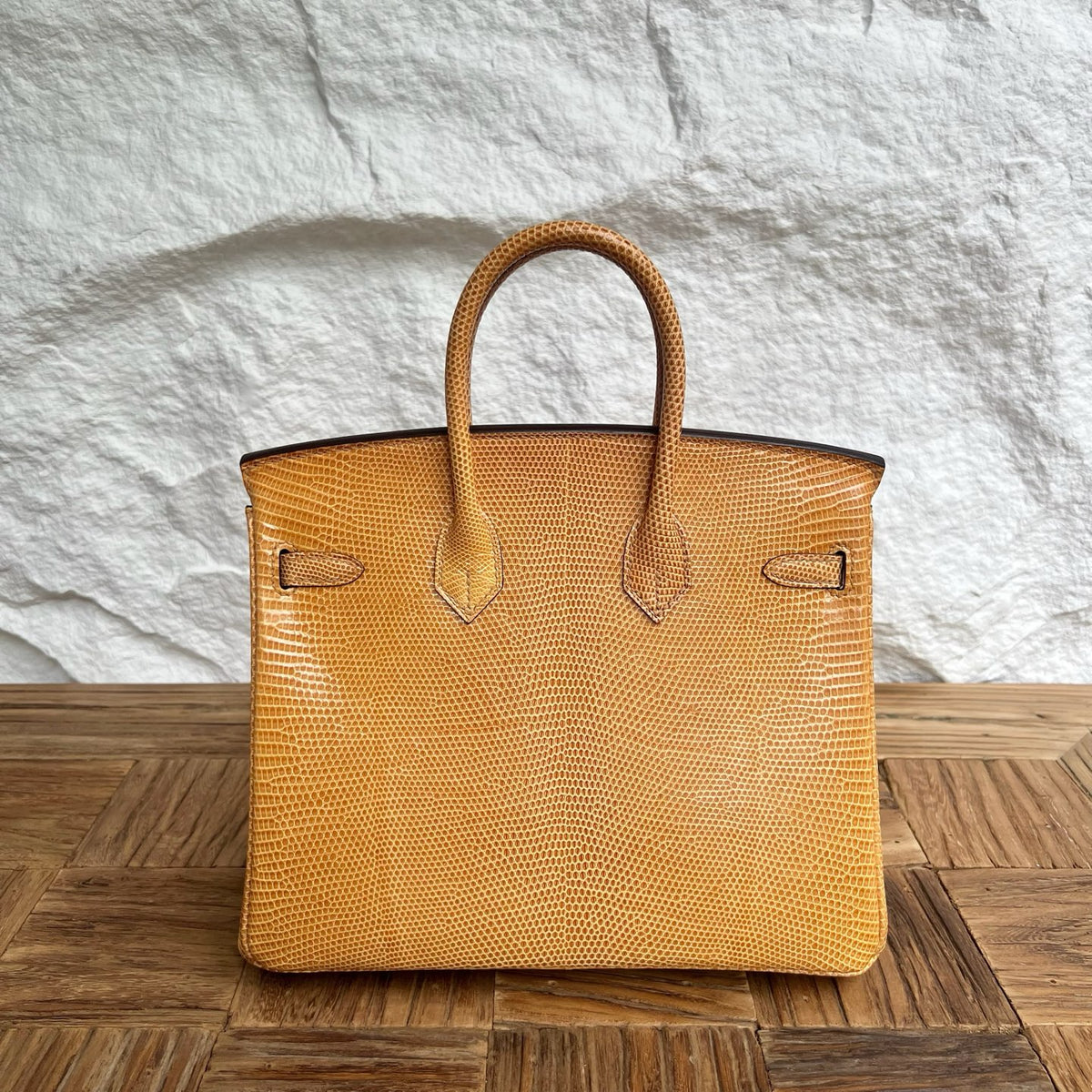 Birkin 25cm Lizard imported glossy lizard skin