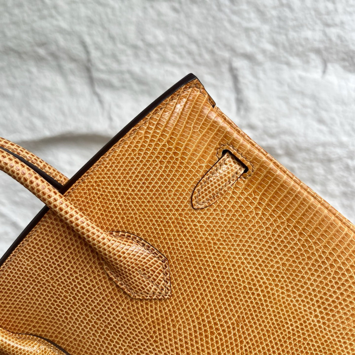 Birkin 25cm Lizard imported glossy lizard skin