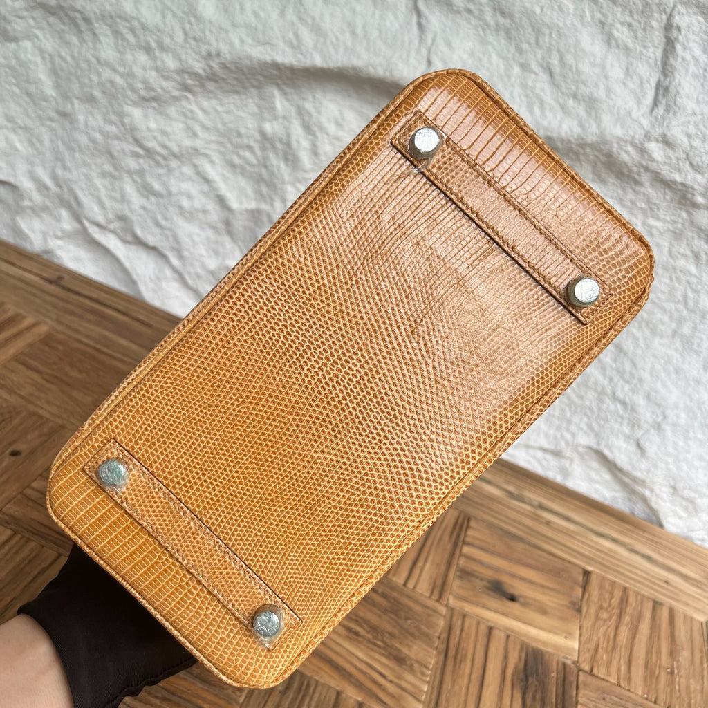 Birkin 25cm Lizard imported glossy lizard skin