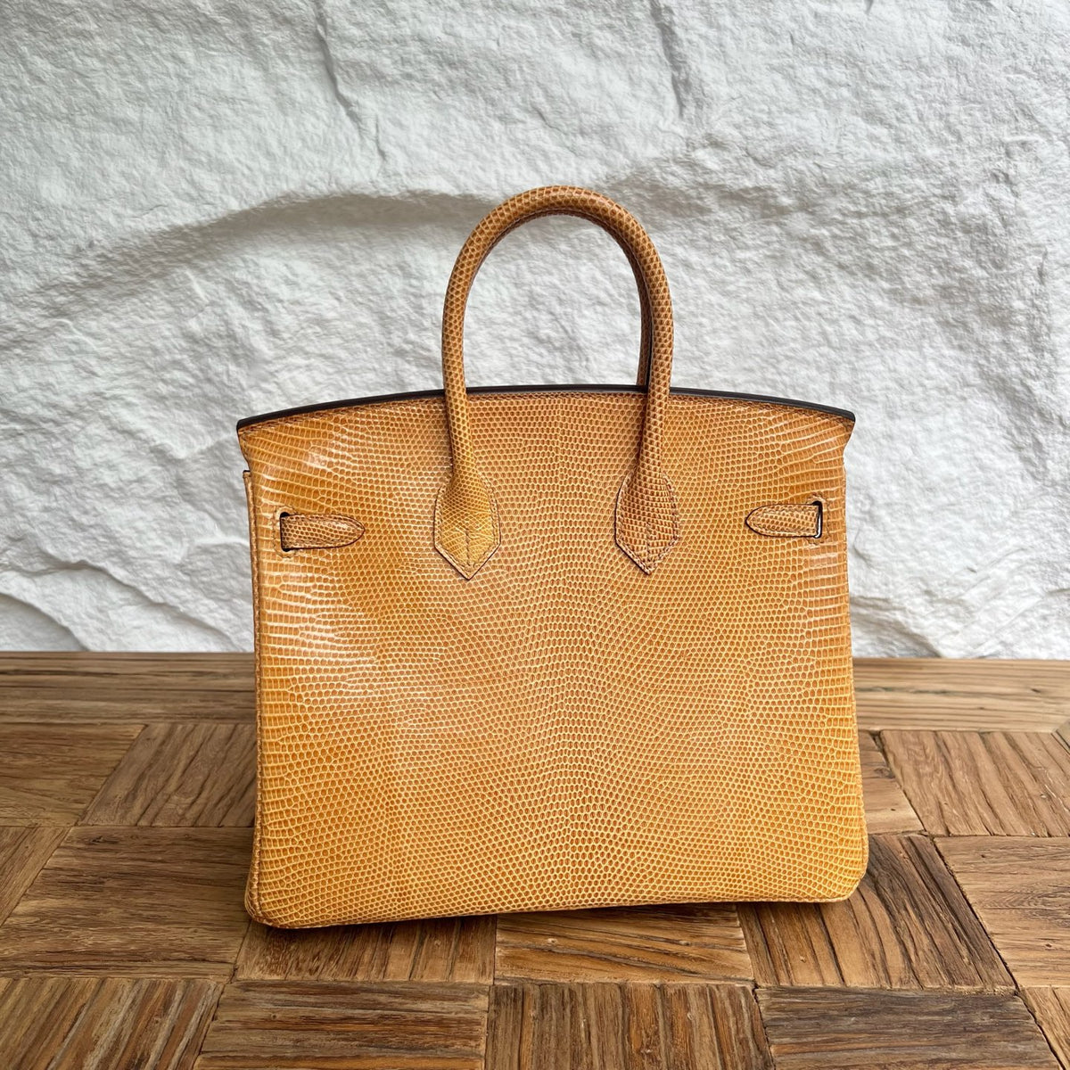 Birkin 25cm Lizard imported glossy lizard skin