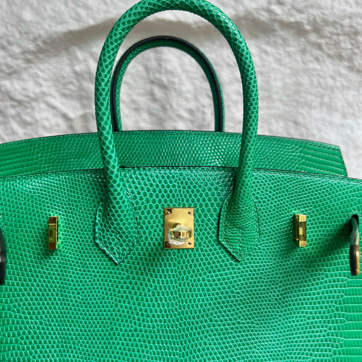Birkin 25cm Lizard imported glossy lizard skin