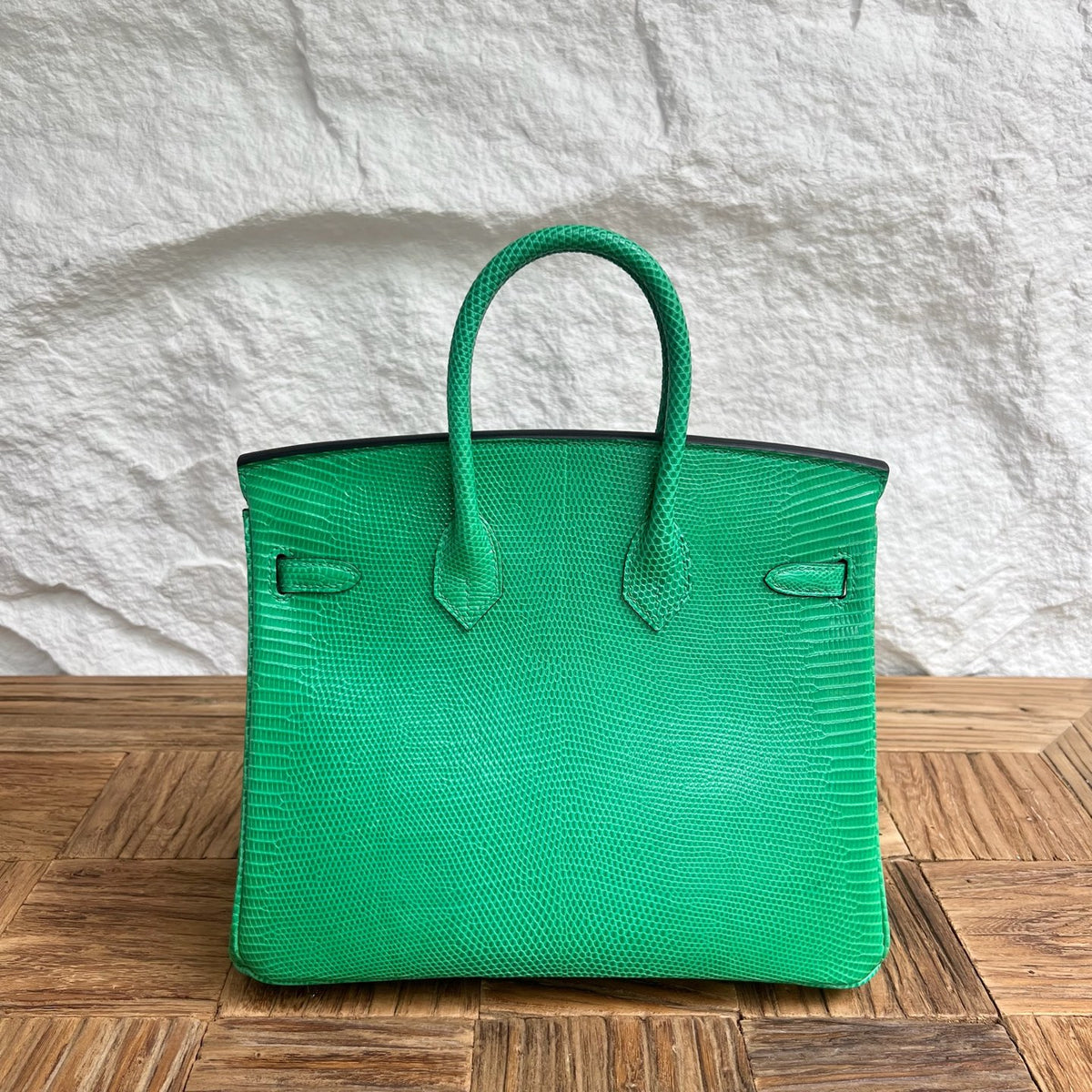 Birkin 25cm Lizard imported glossy lizard skin