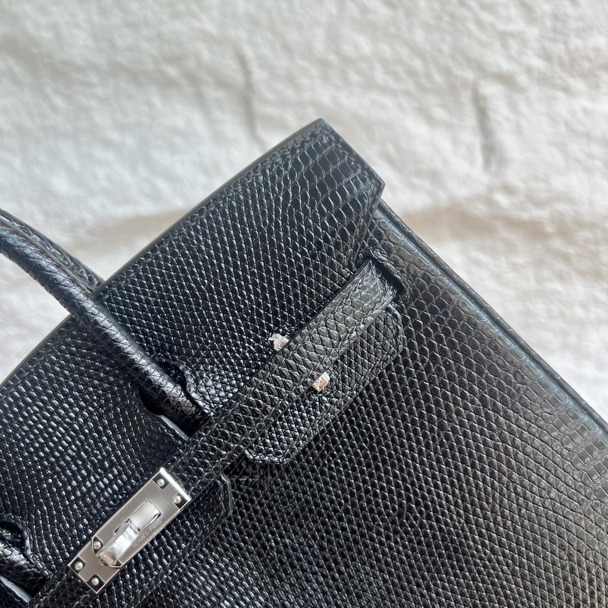 Birkin 25cm Lizard Imported Misty Lizard Skin