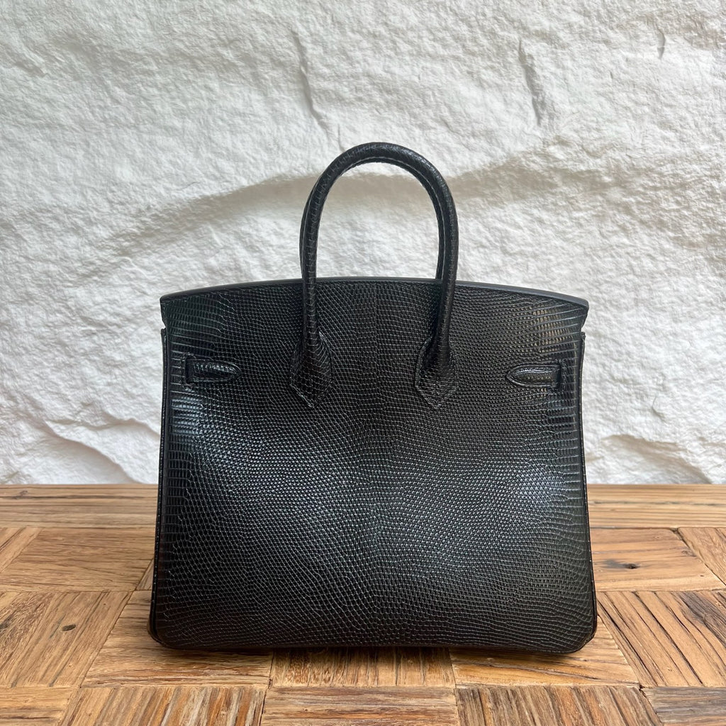 Birkin 25cm Lizard Imported Misty Lizard Skin