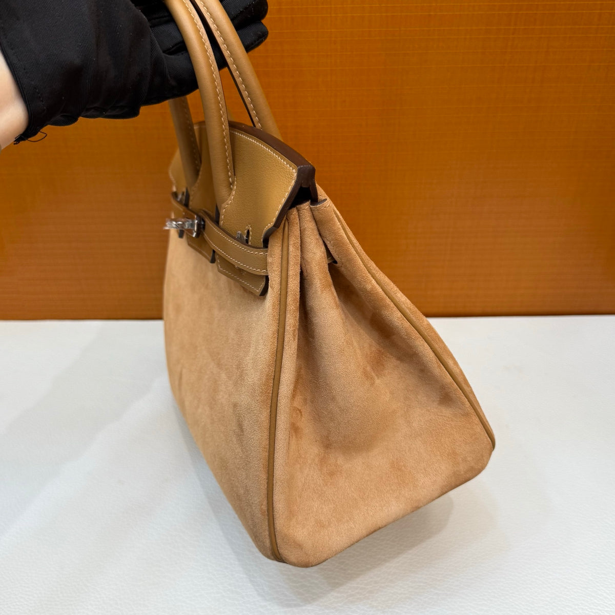 Birkin 25cm Grizzly Swift/Suede&nbsp;