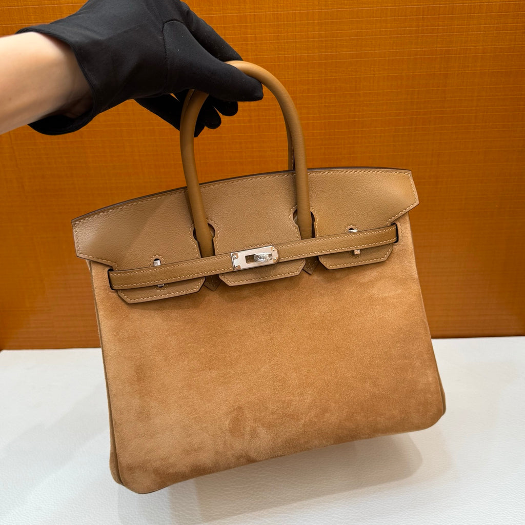 Birkin 25cm Grizzly Swift/Suede&nbsp;