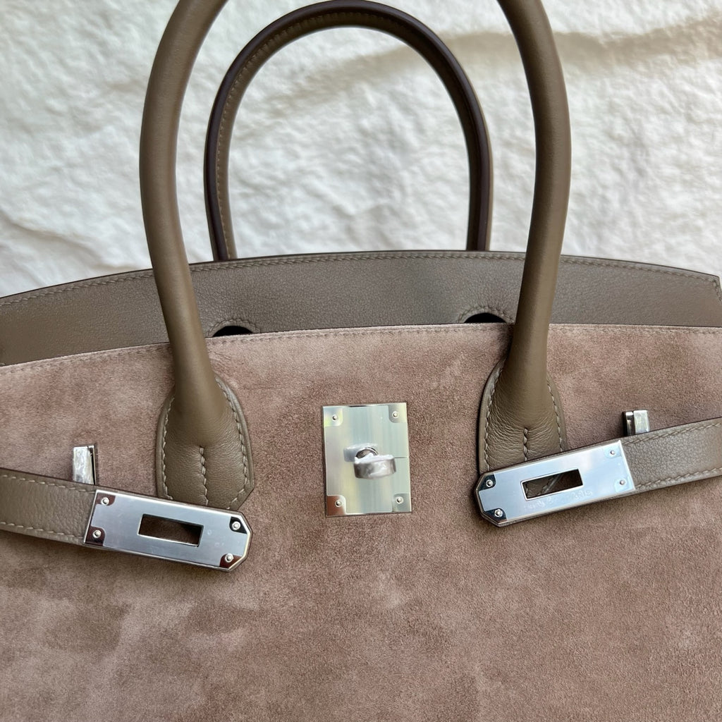 Birkin 30cm Grizzly Swift/Suede&nbsp;