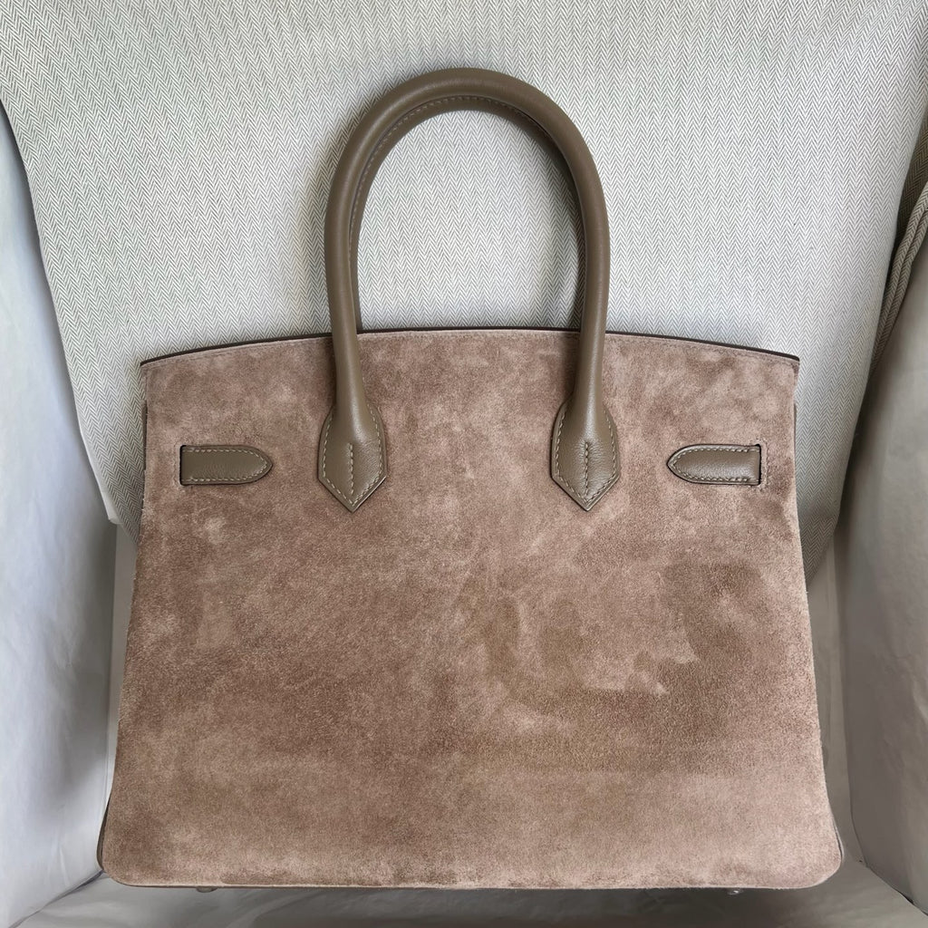 Birkin 30cm Grizzly Swift/Suede&nbsp;