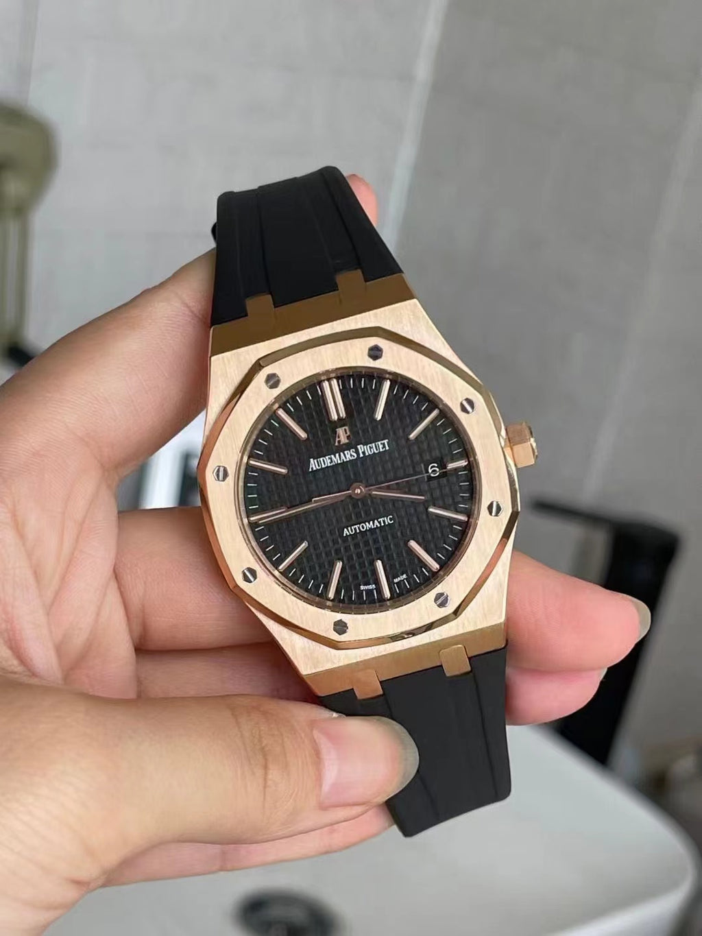 AP皇家橡树15400玫瑰金41mm