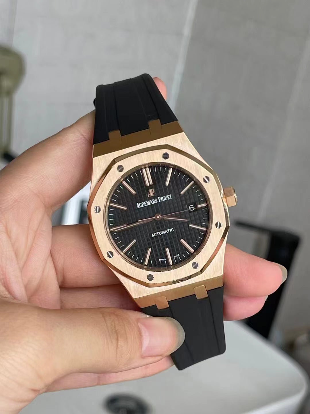 AP皇家橡树15400玫瑰金41mm