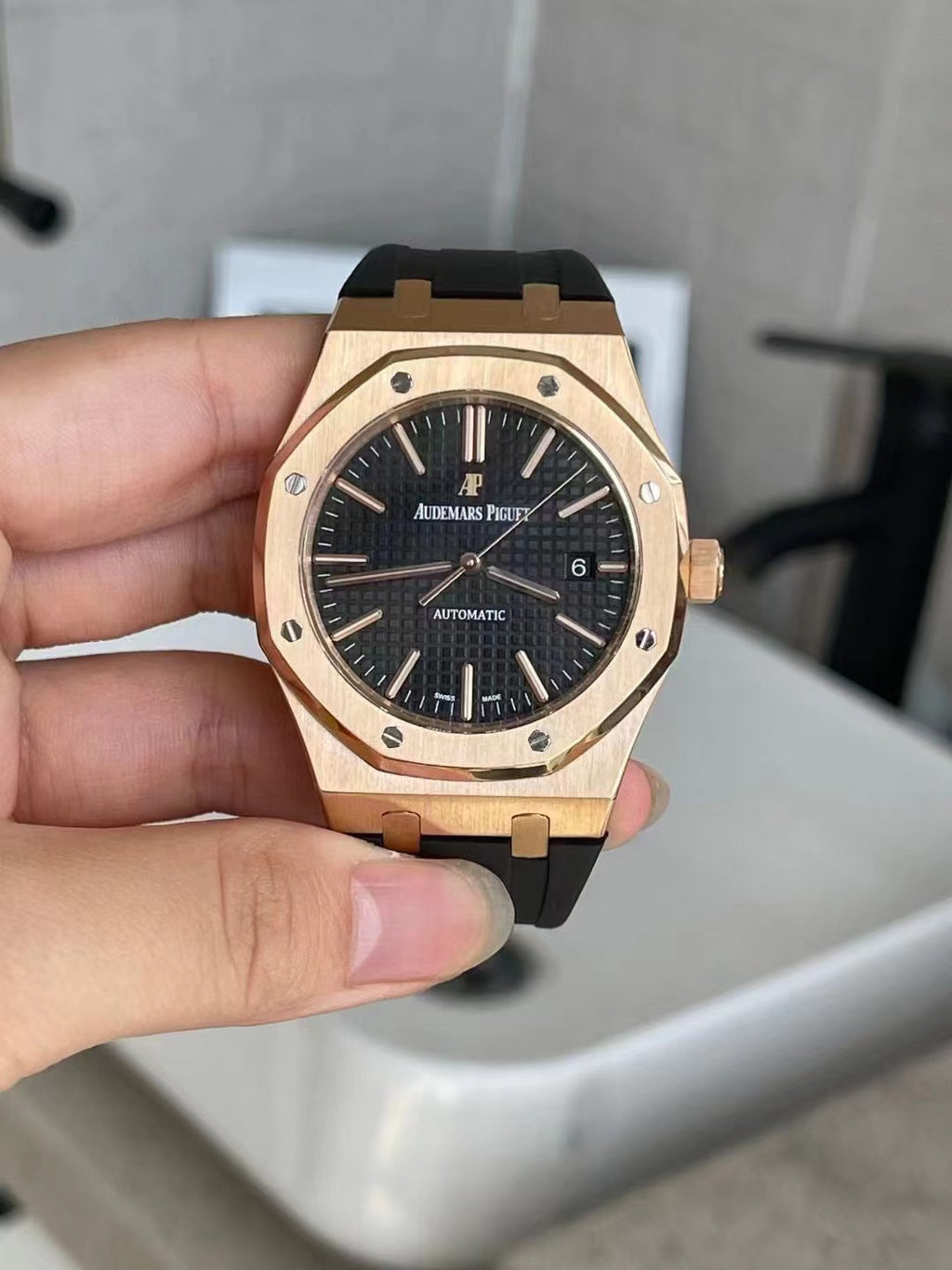 AP皇家橡树15400玫瑰金41mm