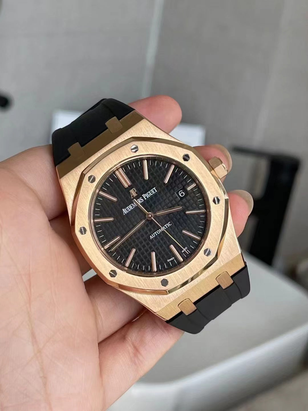 AP皇家橡树15400玫瑰金41mm