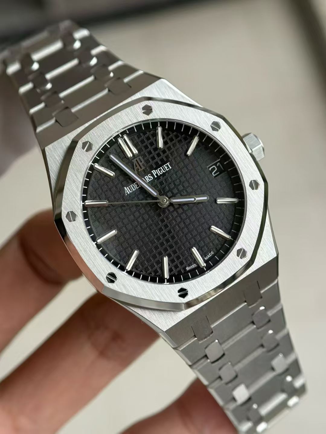 AP皇家橡树15500st灰面41mm