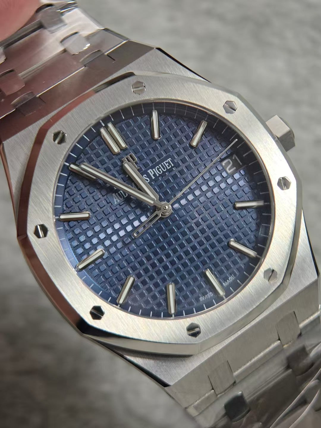 AP皇家橡树15500st灰面41mm