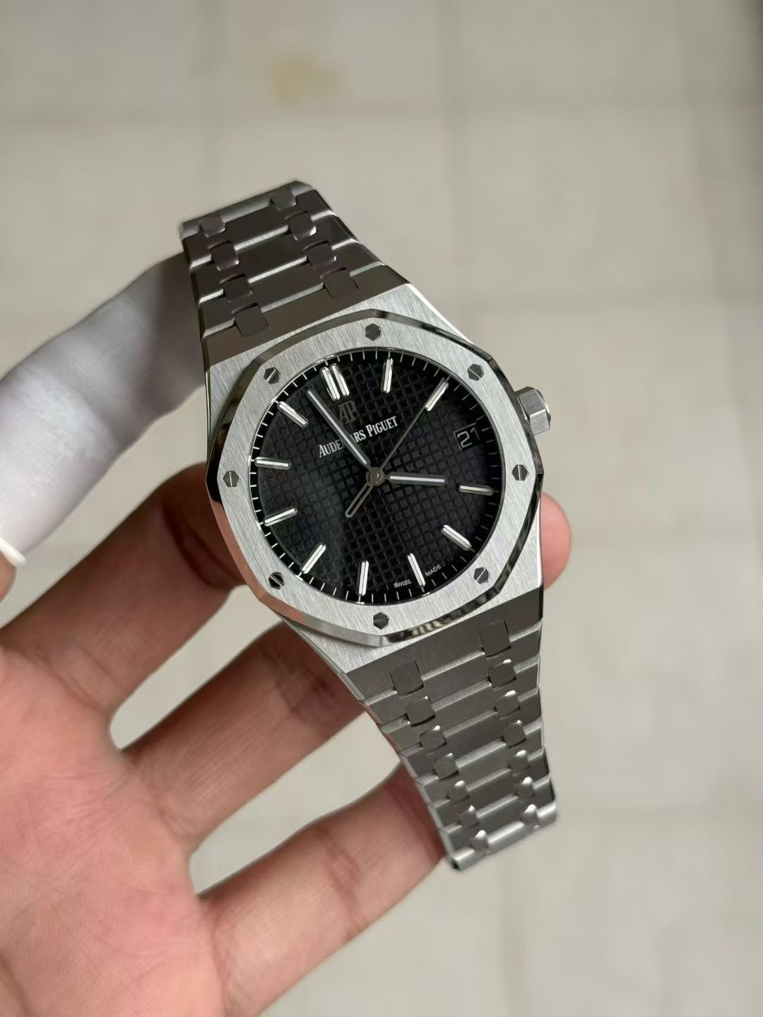 AP皇家橡树15500st灰面41mm