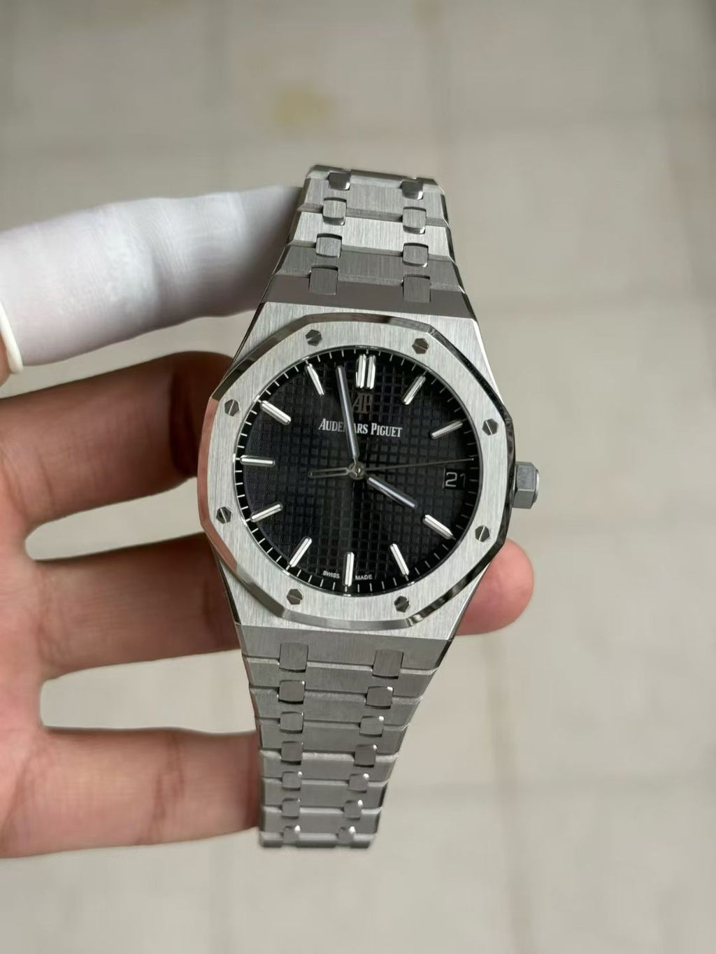 AP皇家橡树15500st灰面41mm