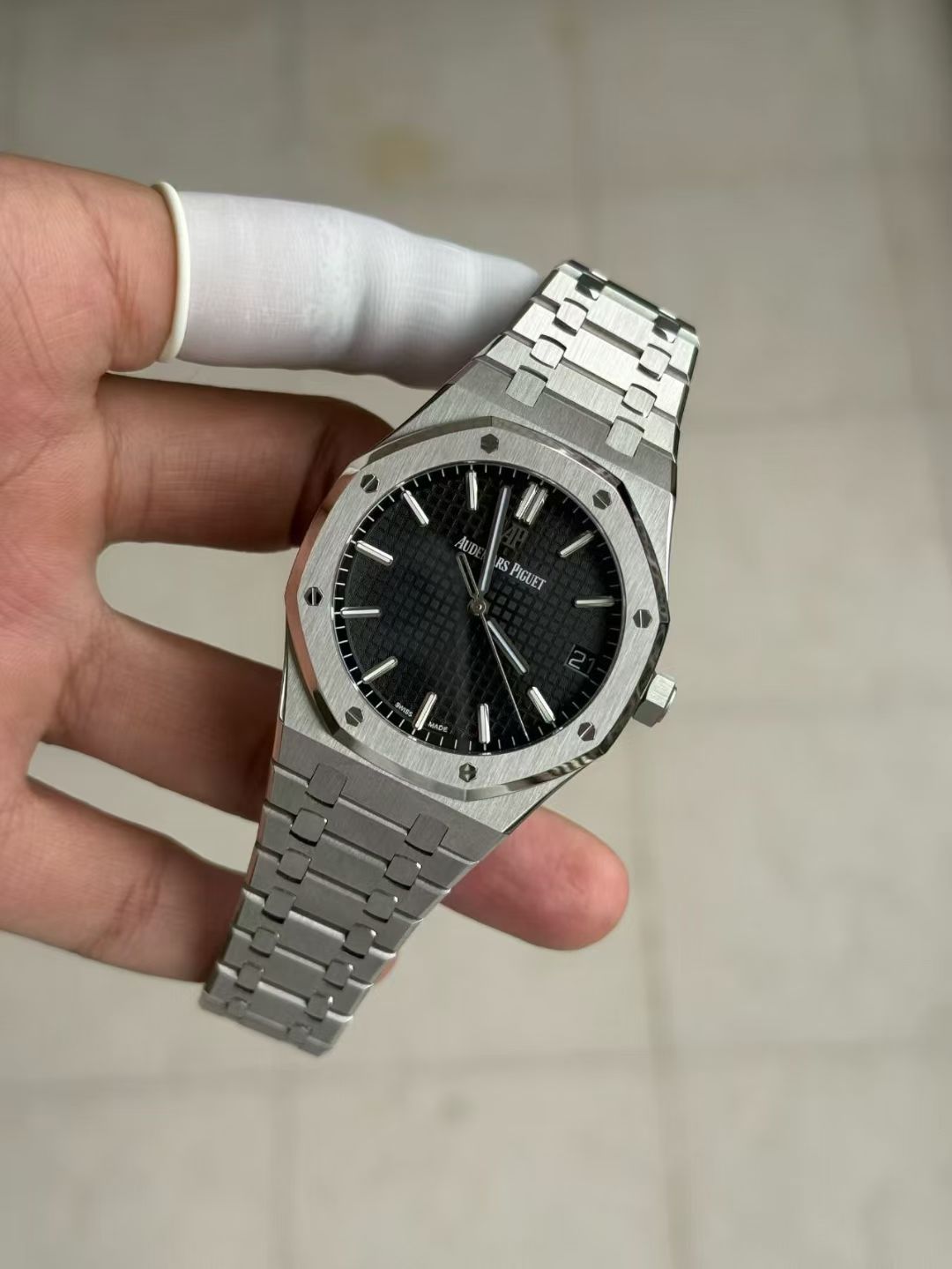 AP皇家橡树15500st灰面41mm
